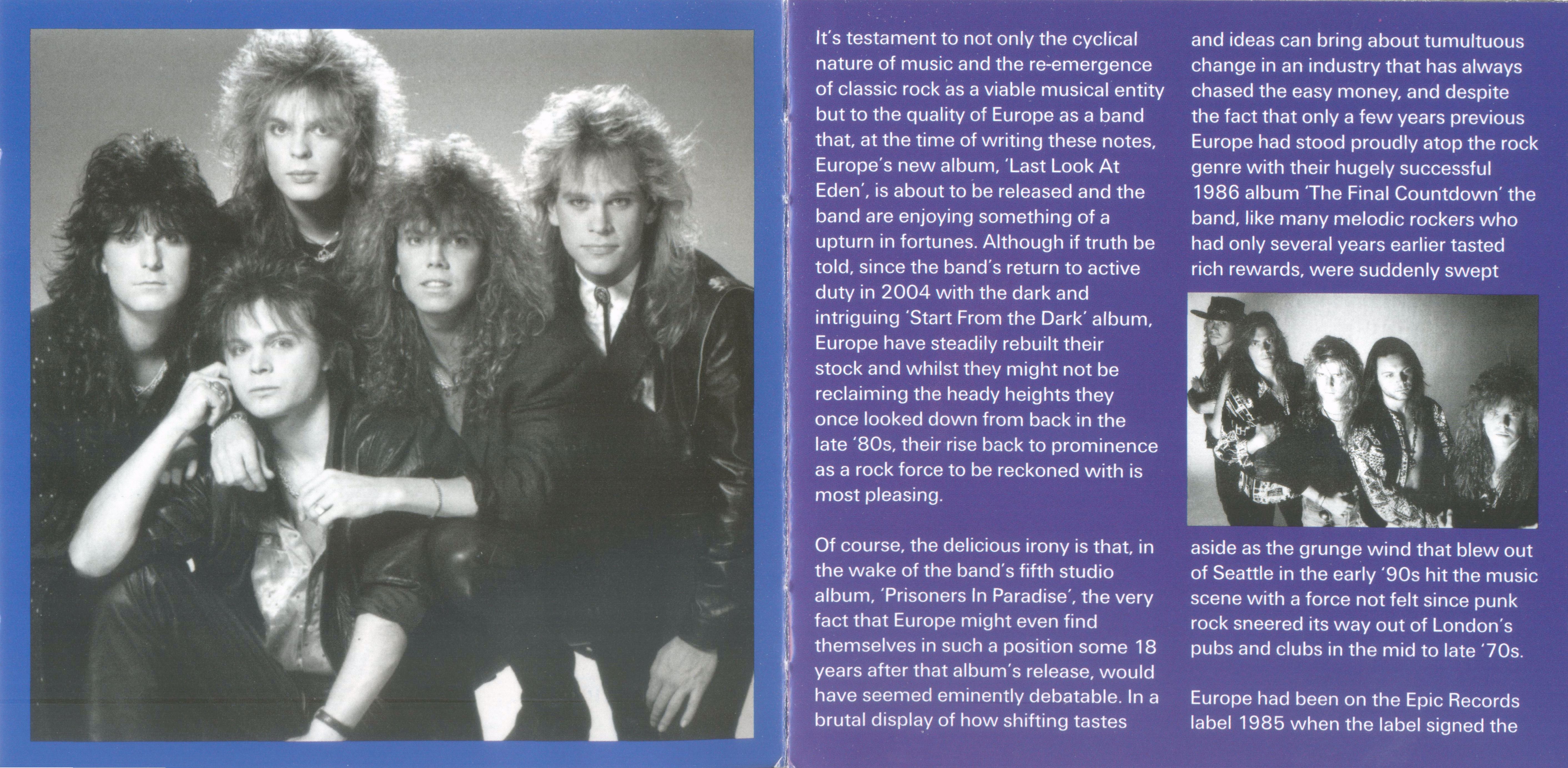 Europe  Out of This World & Prisoners in Paradise : Booklet 2